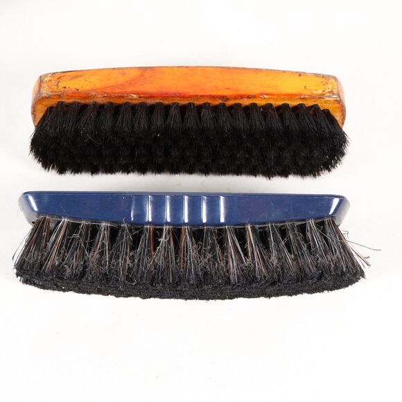 Esquire Shoe Shine Care Wood Chest Box Shoe Polish Kit Foot Rest w/ Brushes - Picture 11 of 14